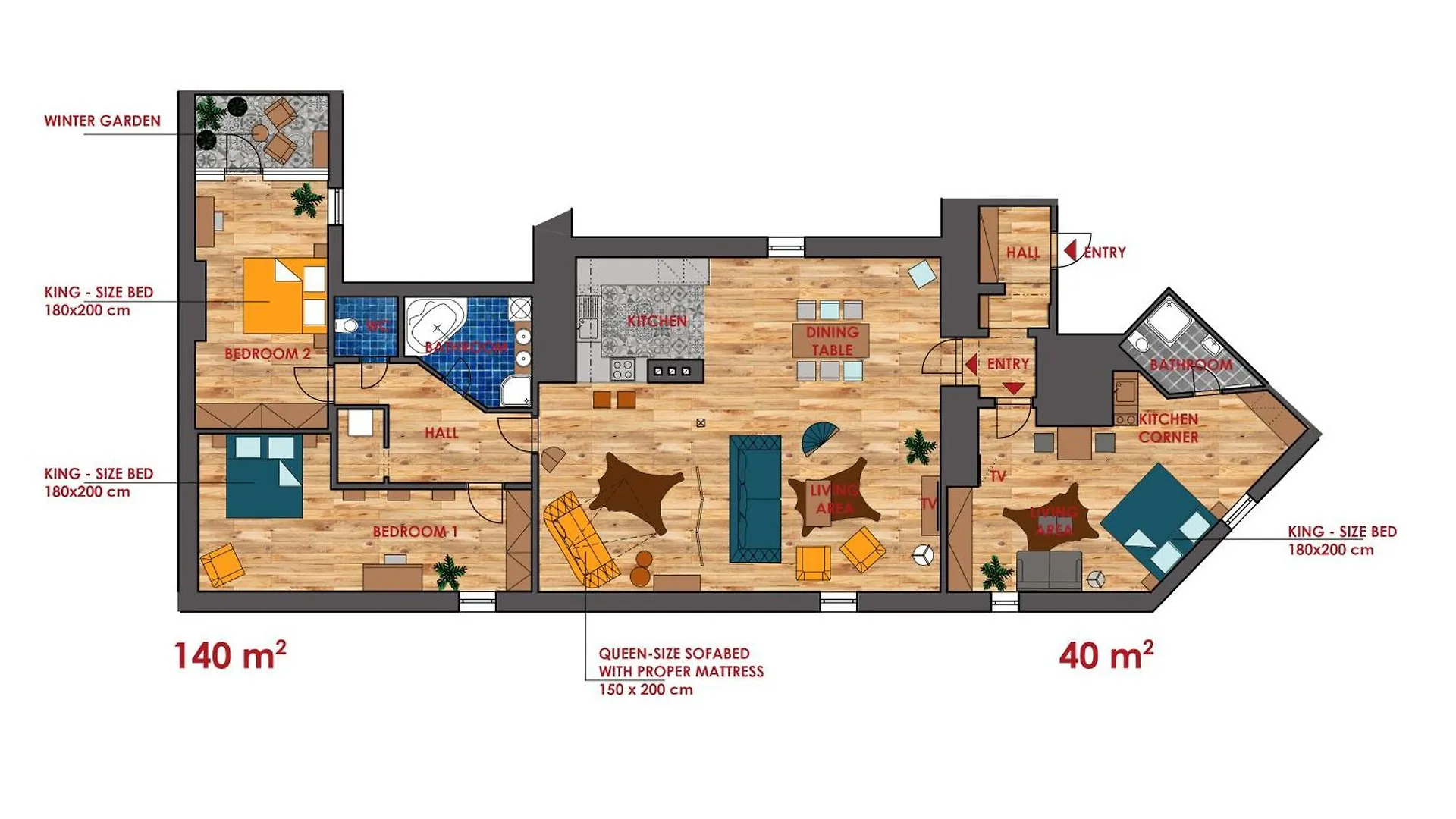 Bohemian Chic 2 Bedroom 2 Bathroom Loft With Hanging Chair Prága